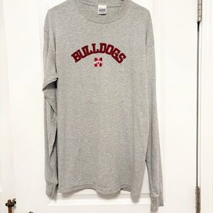 Men’s Gray Bulldogs Long Sleeve Tee